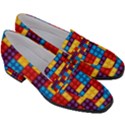 Lego Background Game Women s Chunky Heel Loafers View3