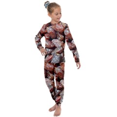 Dates Fruit Sweet Dry Food Kids  Long Sleeve Set  by Pakrebo