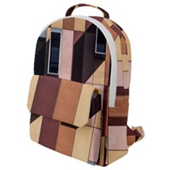 Architectural Design Architecture Building Colors Flap Pocket Backpack (small) by Pakrebo