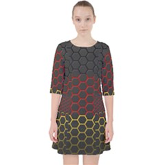 Germany Flag Hexagon Pocket Dress by HermanTelo