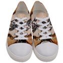 Awesome Skeleton With Skulls Women s Low Top Canvas Sneakers View1