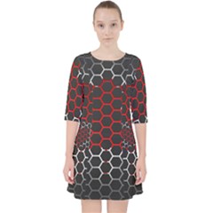 Canada Flag Hexagon Pocket Dress by HermanTelo