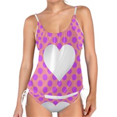 Love Heart Valentine Tankini Set by HermanTelo