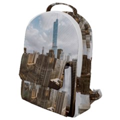 Architectural Design Architecture Buildings City Flap Pocket Backpack (small) by Pakrebo