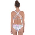 Tropical flamingos Criss Cross Bikini Set View2