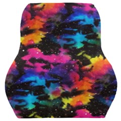 Tie Dye Rainbow Galaxy Car Seat Back Cushion  by KirstenStar