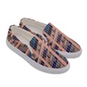 Low Angle Photography Of Beige And Blue Building Women s Canvas Slip Ons View3