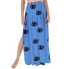 Blue Eyes Maxi Chiffon Tie-up Sarong by snowwhitegirl