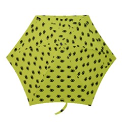 Yellow Eyes Mini Folding Umbrellas by snowwhitegirl