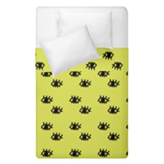 Yellow Eyes Duvet Cover Double Side (single Size) by snowwhitegirl