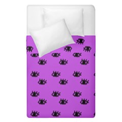 Purple Eyes Duvet Cover Double Side (single Size) by snowwhitegirl