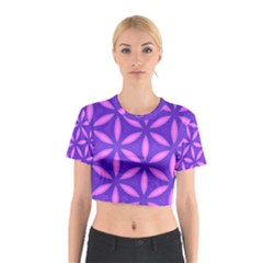 Purple Cotton Crop Top by HermanTelo