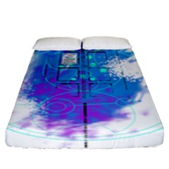 Tattoo Tardis Seventh Doctor Doctor Fitted Sheet (king Size) by Sudhe