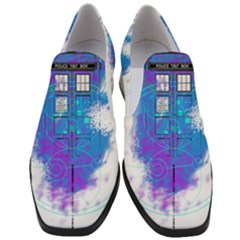 Tattoo Tardis Seventh Doctor Doctor Women Slip On Heel Loafers by Sudhe