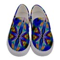 Art Kaleidoscope Meditation Mosaic Women s Canvas Slip Ons View1