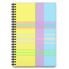 Easter Background Easter Plaid 5 5  X 8 5  Notebook by Simbadda