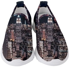 Architecture Buildings City Kids  Slip On Sneakers by Simbadda