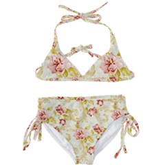 Vintage Roses               Kids  Classic Bikini Set by LalyLauraFLM