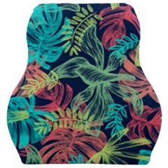 Leaves Tropical Picture Plant Car Seat Velour Cushion  by Simbadda