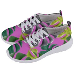 Tropical Greens Leaves Design Men s Lightweight Sports Shoes by Simbadda