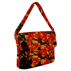 Orange Tulips At The Commons Buckle Messenger Bag by Riverwoman