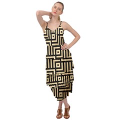 Geometric Pattern   Seamless Luxury Gold Vector Layered Bottom Dress by Sudhe