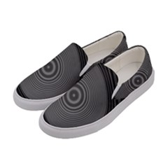 Digital Art Background Black White Women s Canvas Slip Ons by Sudhe