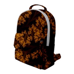 Abstract Fractal Pattern Artwork Flora Flap Pocket Backpack (large) by Sudhe