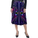 Abstract Art Fractal Fulcolor Classic Velour Midi Skirt  View1