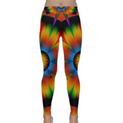 Abstract Digital Art Artwork Classic Yoga Leggings by Pakrebo