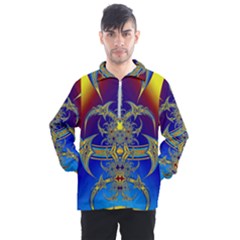 Abstract Art Design Digital Art Men s Half Zip Pullover by Pakrebo