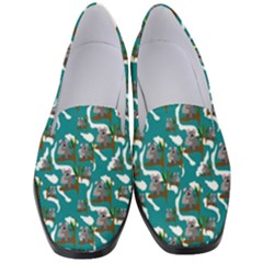 Koala Bears Pattern Women s Classic Loafer Heels by bloomingvinedesign