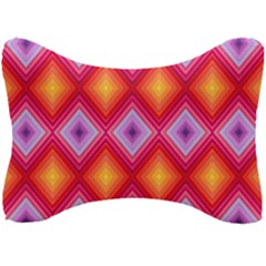 Texture Surface Orange Pink Seat Head Rest Cushion by Mariart