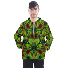 Abstract Art Fractal Artwork Men s Half Zip Pullover by Pakrebo