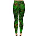 Art Artwork Fractal Digital Art Green Inside Out Leggings View4