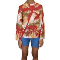 Into The Forest Paradise Kids  Long Sleeve Swimwear by impacteesstreetweartwo