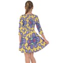 Shapes on a yellow background                    Smock Dress View2