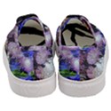 Blue White Purple Mixed Flowers Women s Classic Low Top Sneakers View4