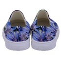 Blue Wildflowers Kids  Canvas Slip Ons View4