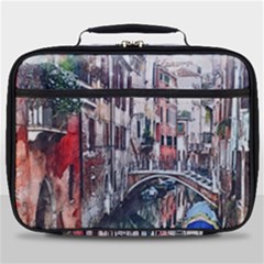 Venice Water Laguna Italy Full Print Lunch Bag by Wegoenart