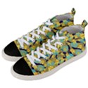 Cute Lions Pattern Men s Mid-Top Canvas Sneakers View2