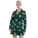 grass love Women s Long Sleeve Casual Dress View1