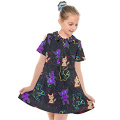 Mimi Kids  Short Sleeve Shirt Dress by Mezalola