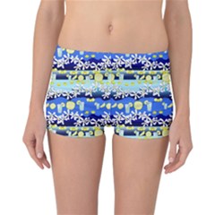 Lemonade Pattern Reversible Boyleg Bikini Bottoms by bloomingvinedesign