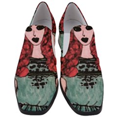 Sandy Women Slip On Heel Loafers by snowwhitegirl