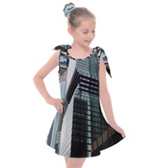 Architecture Frankfurt Reflection Kids  Tie Up Tunic Dress by Wegoenart