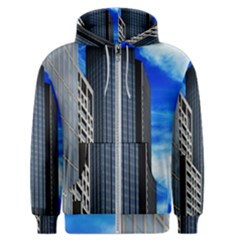 Architecture Frankfurt Houses Men s Zipper Hoodie by Wegoenart