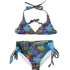 Flowers Abstract Branches Kids  Classic Bikini Set by Wegoenart