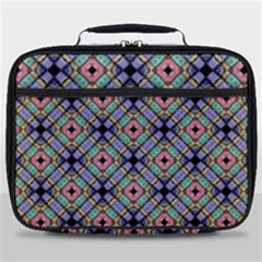 Pattern Wallpaper Background Abstract Geometry Full Print Lunch Bag by Wegoenart