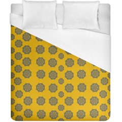 Sensational Stars On Incredible Yellow Duvet Cover (california King Size) by pepitasart